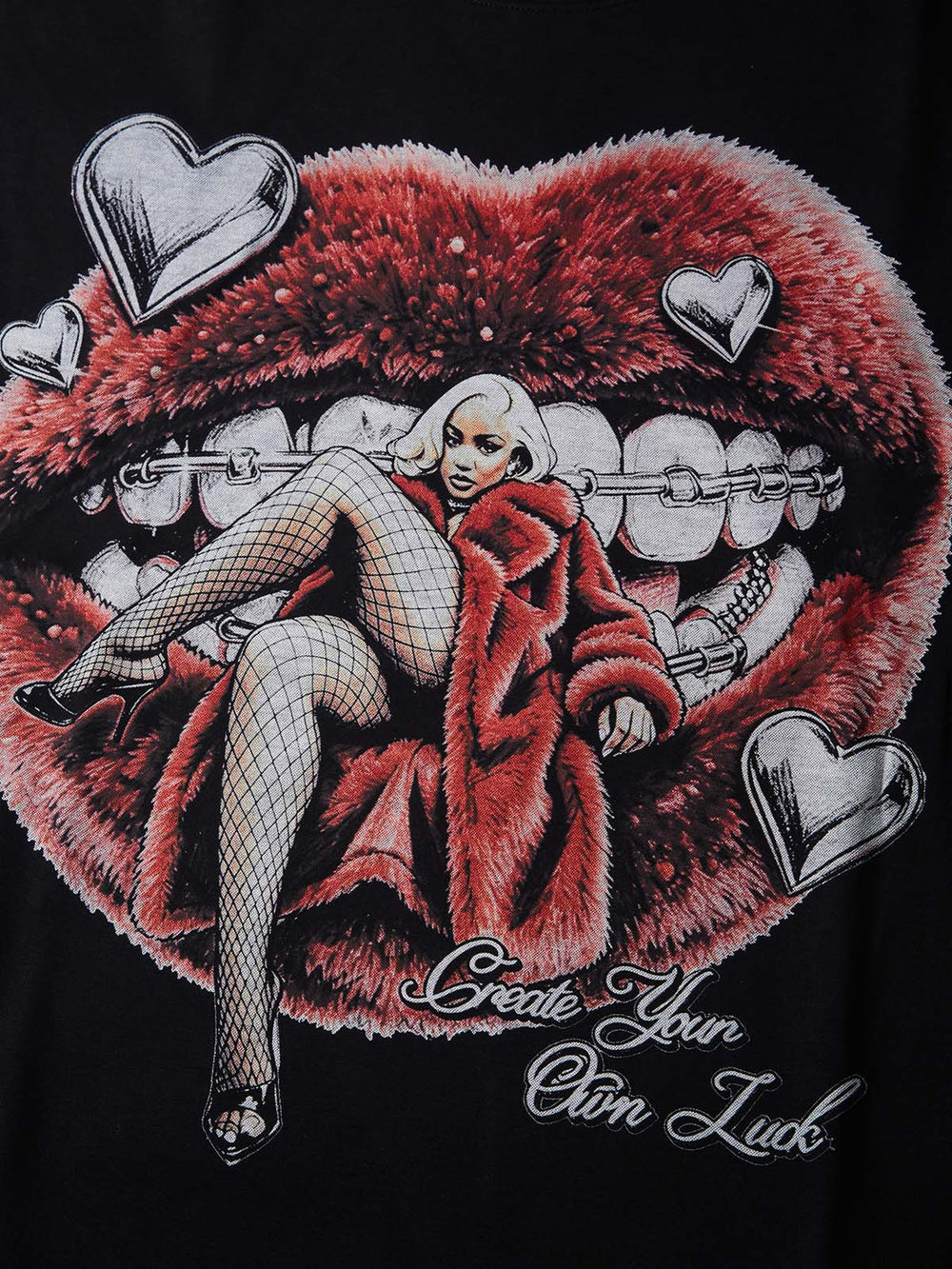 Yakut Grillz Siyah Unisex Uzun Kollu Tişört
