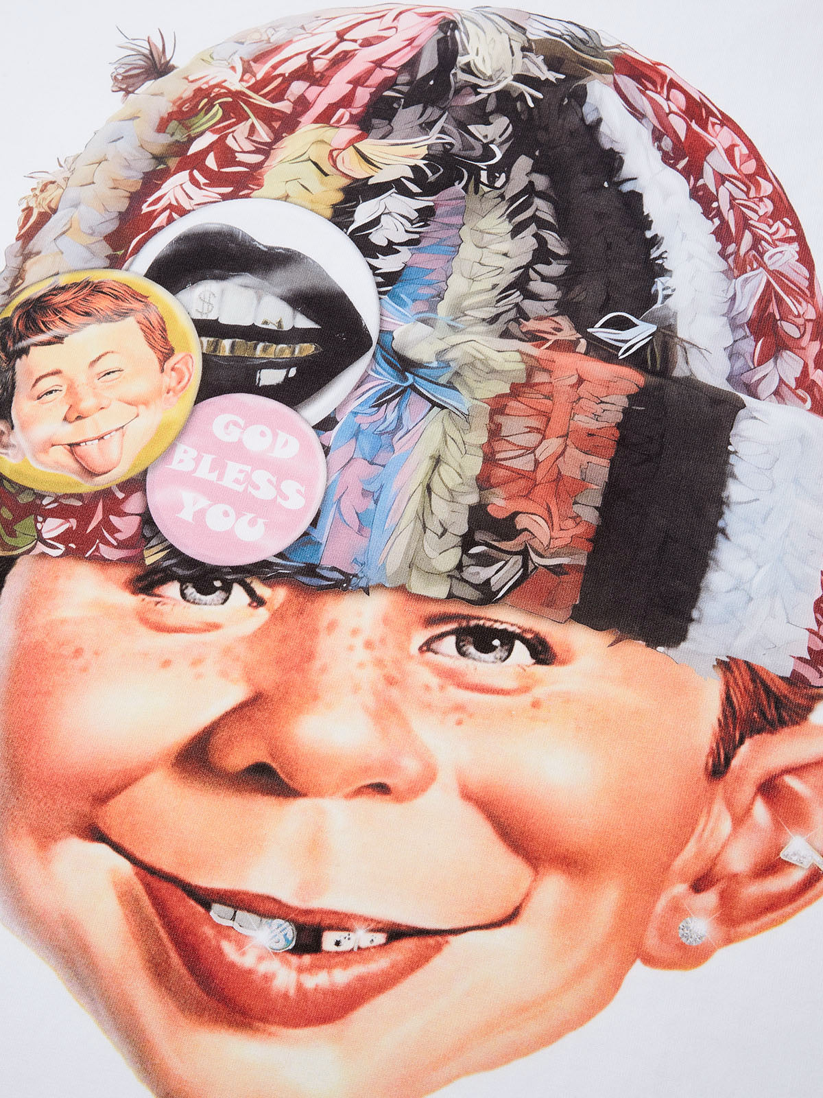 Örme Şapkalı Asi Çocuk Unisex Tişört