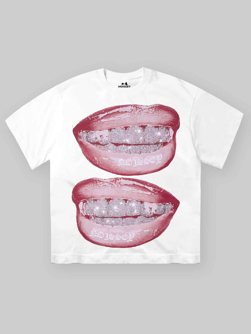 Iced Out 3D Grillz Siyah Unisex Tişört