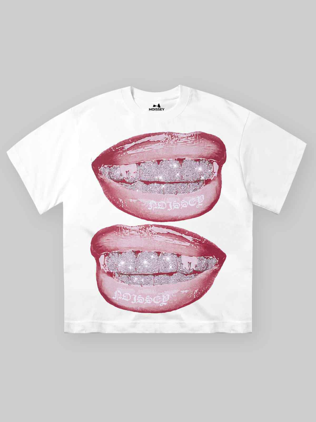 Iced Out 3D Grillz Siyah Unisex Tişört