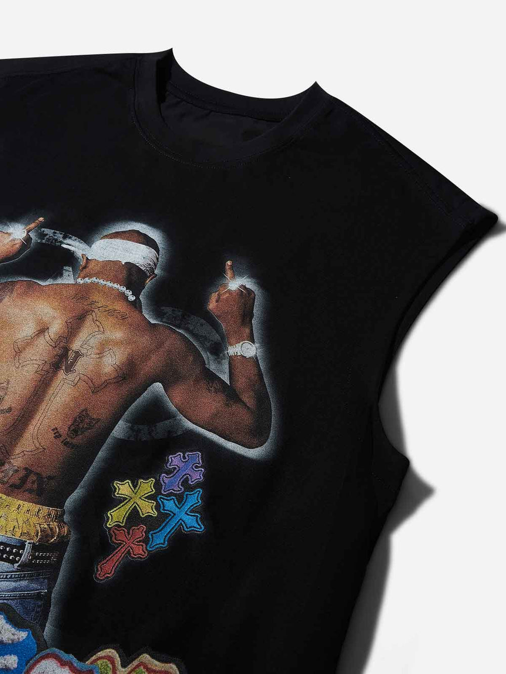 2Pac Sırt Siluet Unisex Atlet