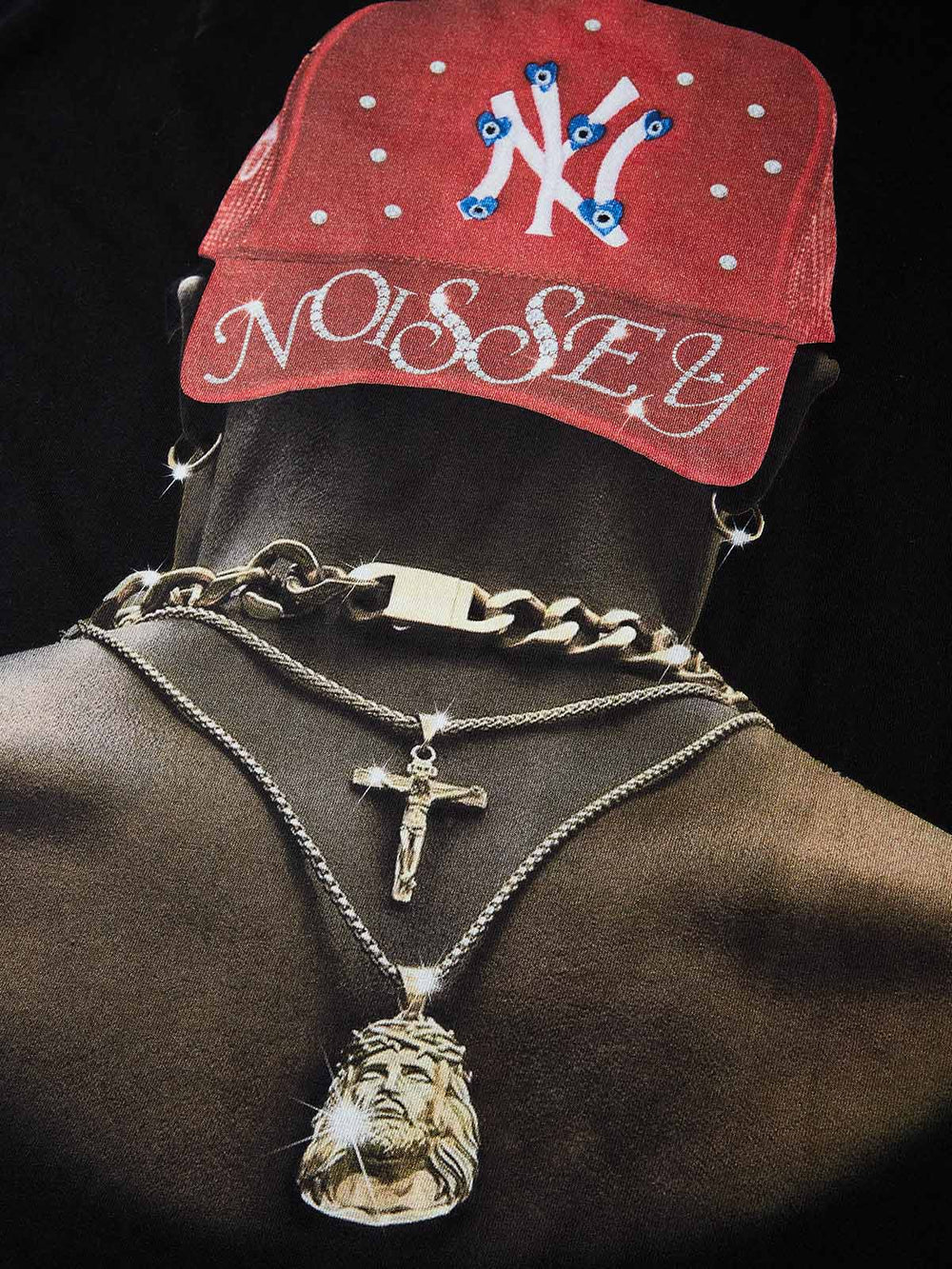 Hip Hop Sırt Unisex Uzun Kollu Tişört