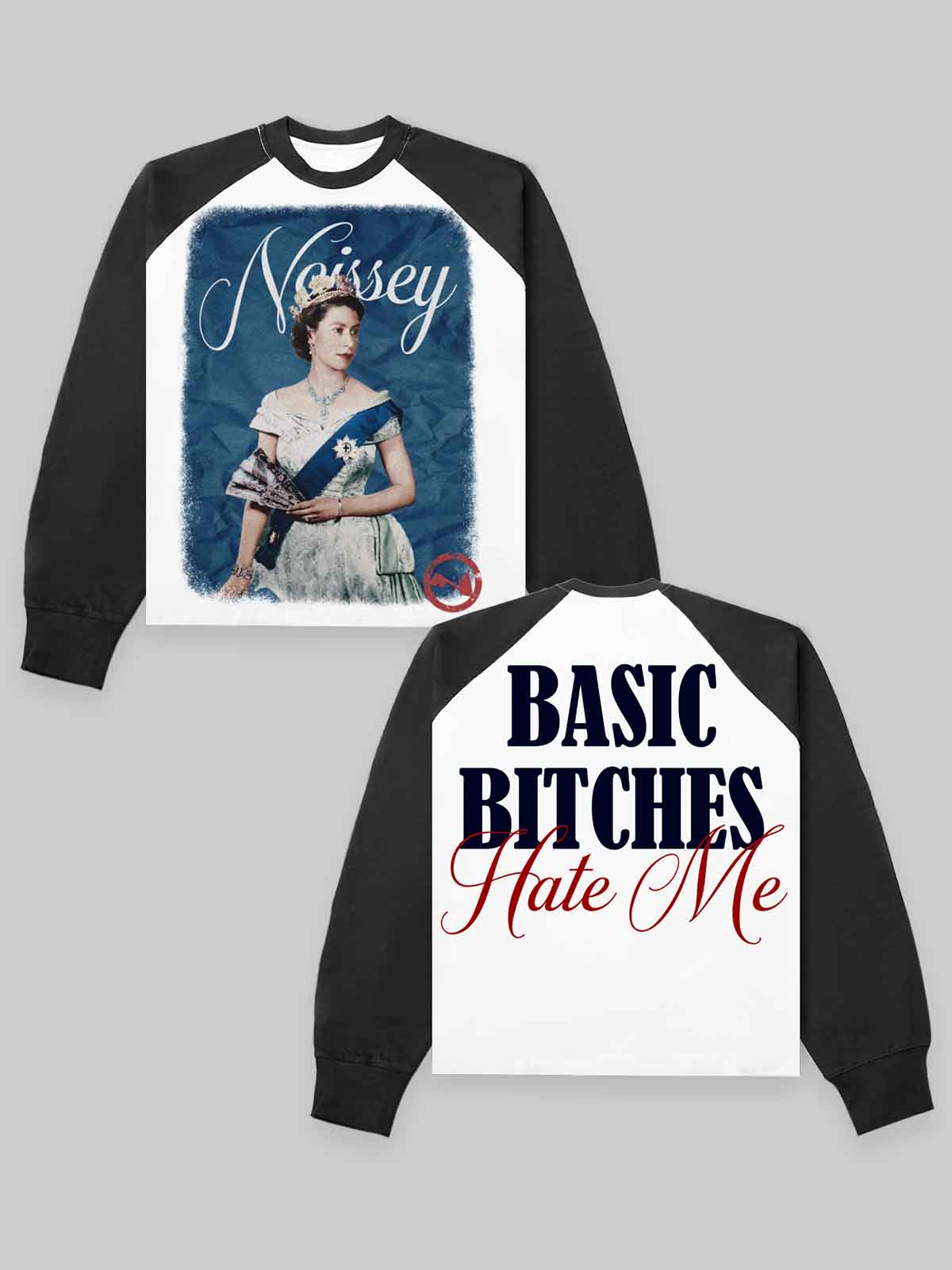 Basic bitches hate me! Unisex Uzun Kollu Tişört