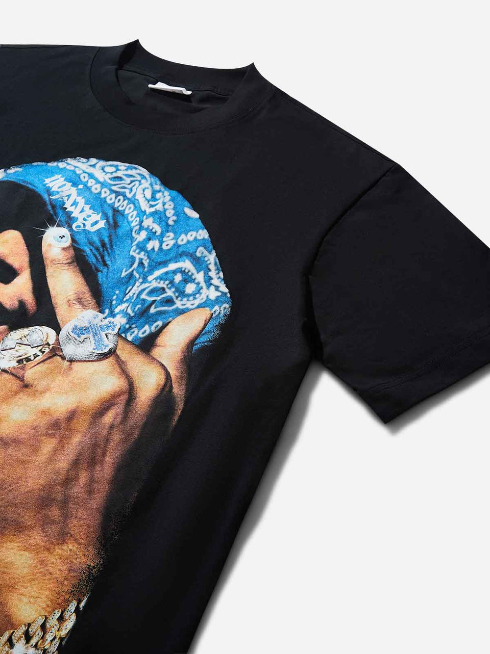 Mavi Bandana Figür Unisex Tişört