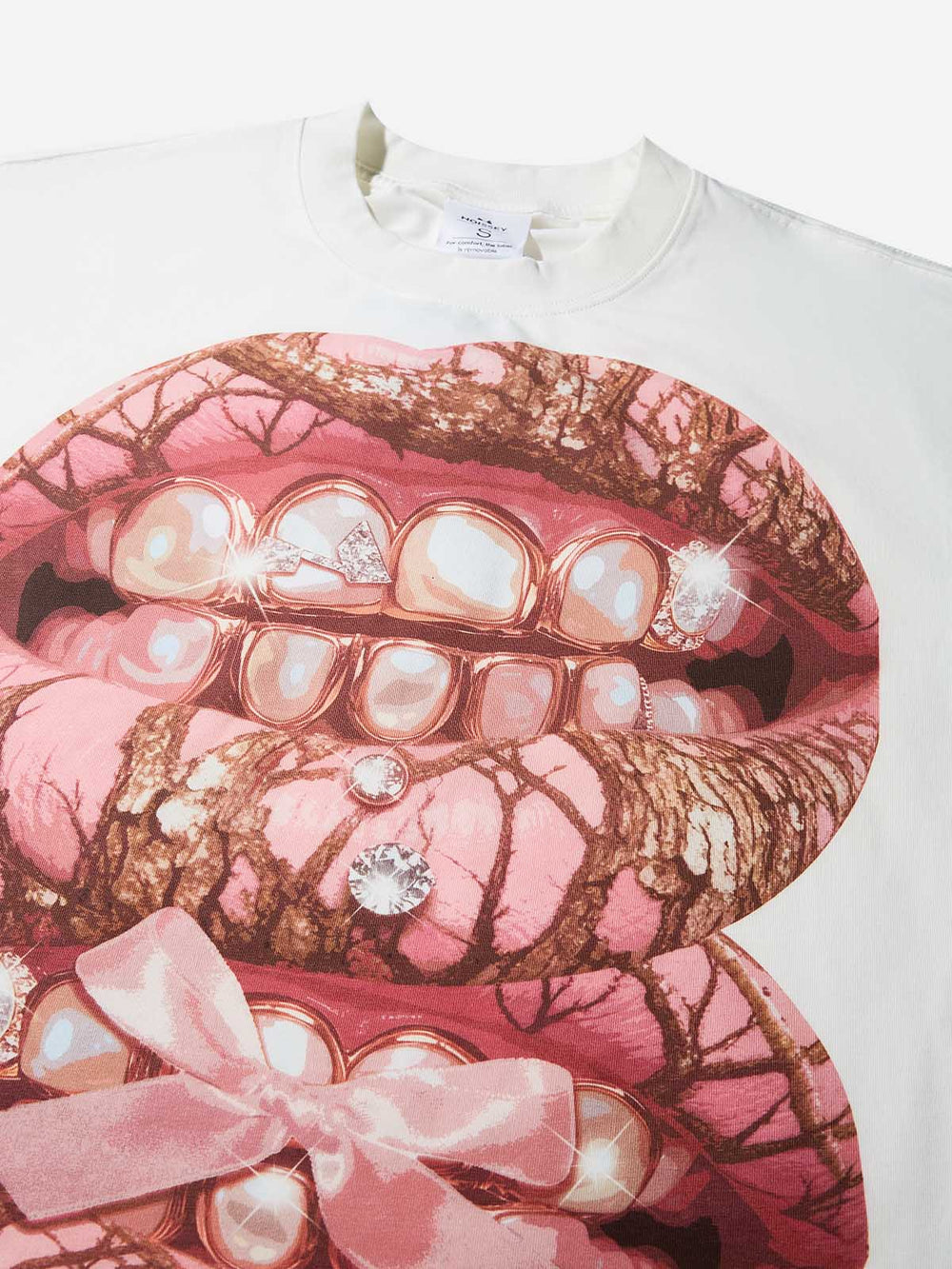 Pembe İnci Grillz Unisex Tişört