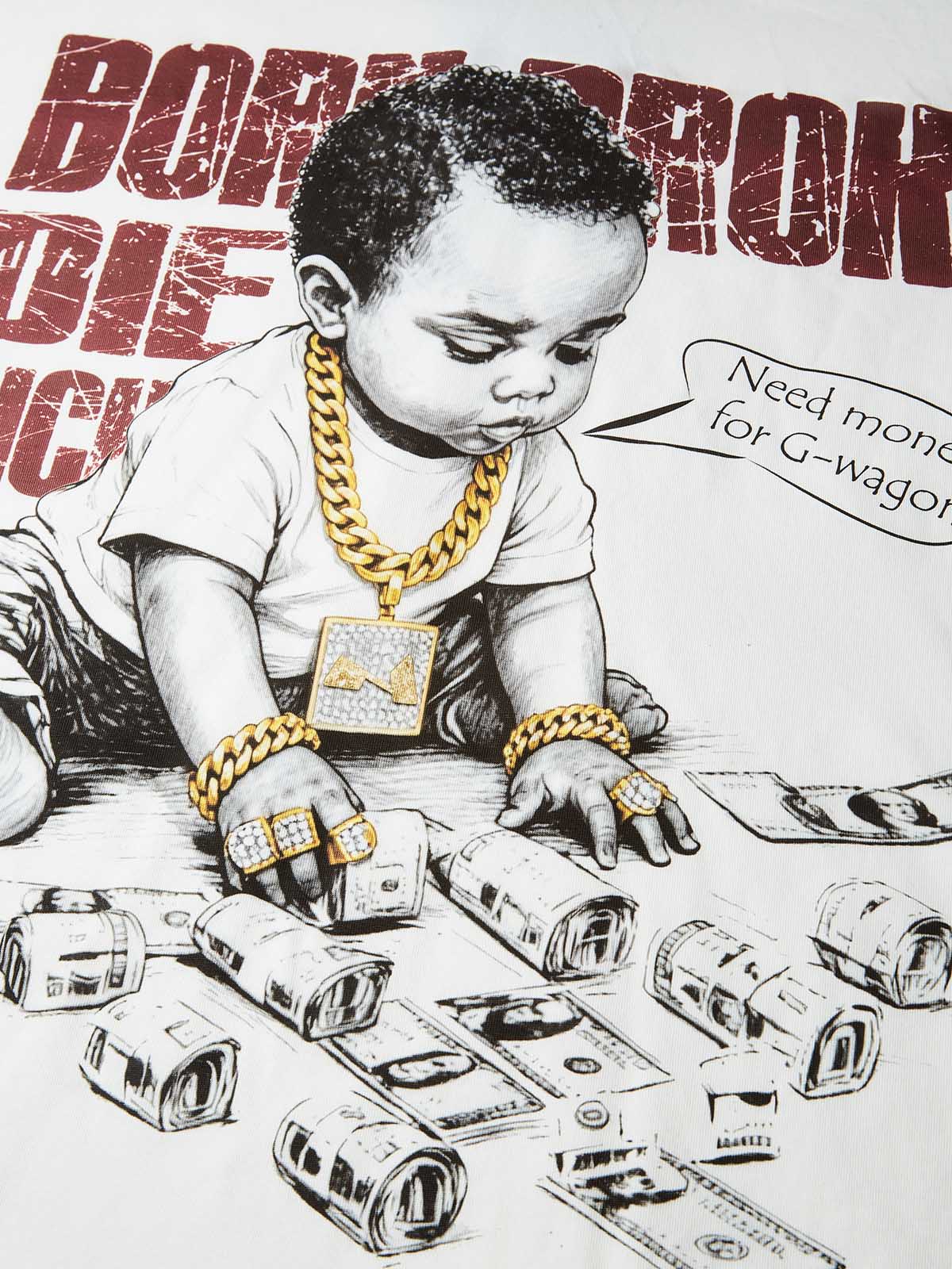 Born Broke Die Rich Unisex Tişört