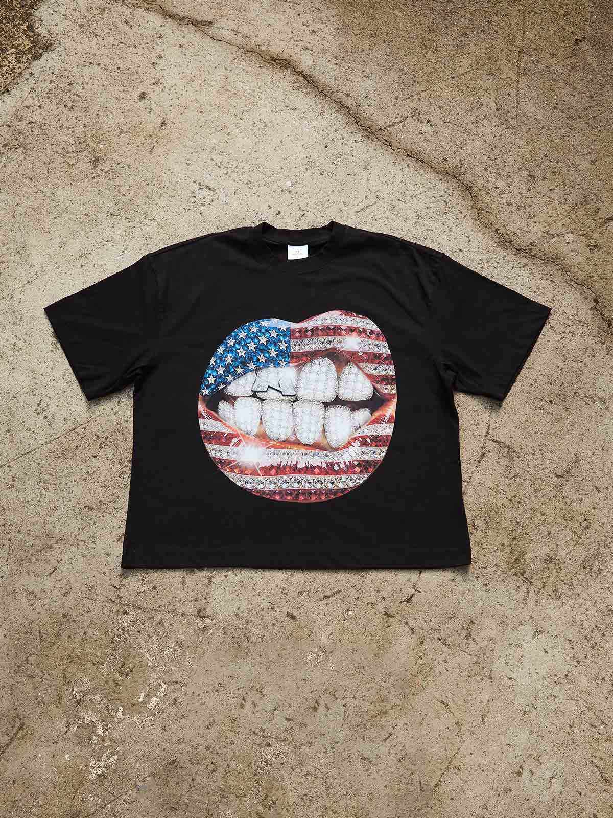 National Flag Grillz Unisex Tişört
