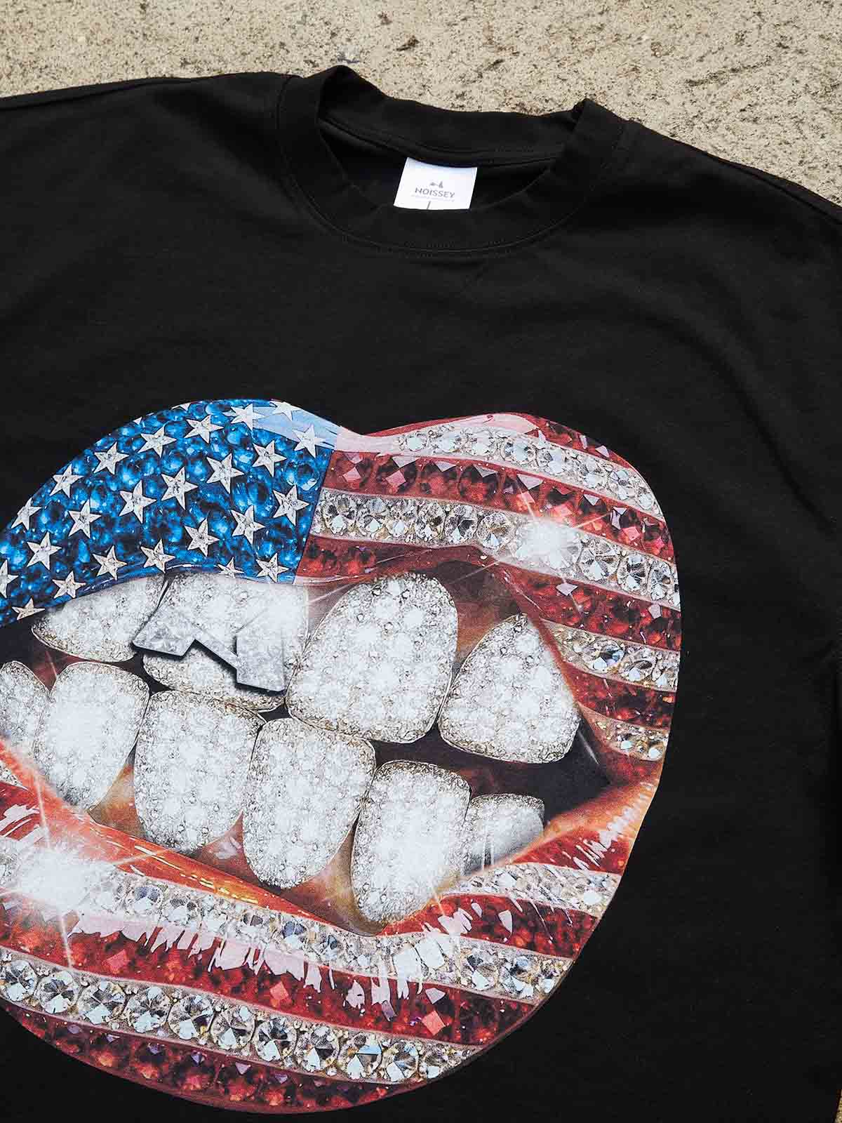 National Flag Grillz Unisex Tişört