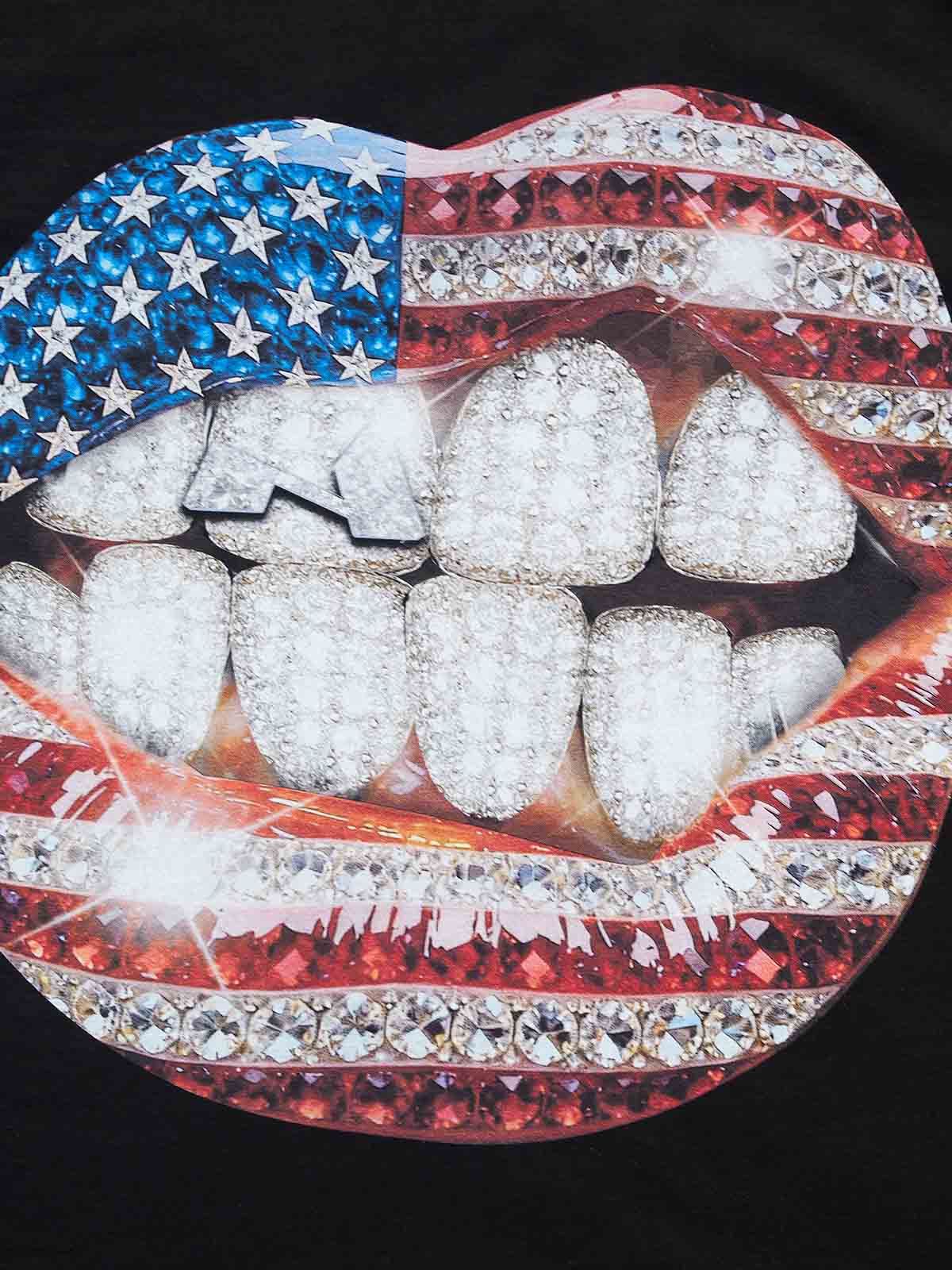 National Flag Grillz Unisex Tişört
