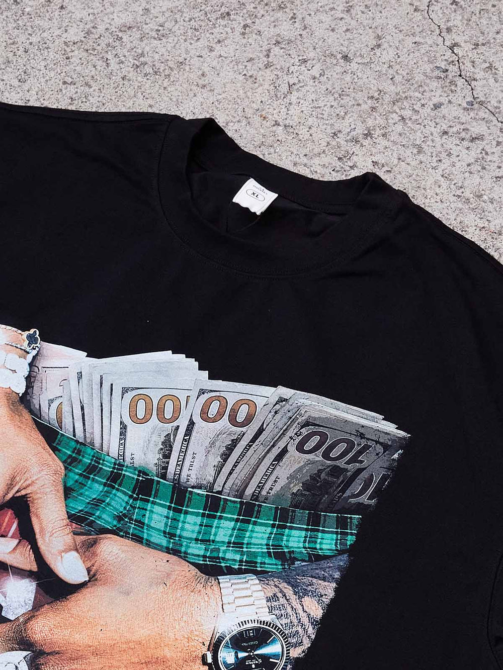 Baggy Camo & Money Unisex Tişört