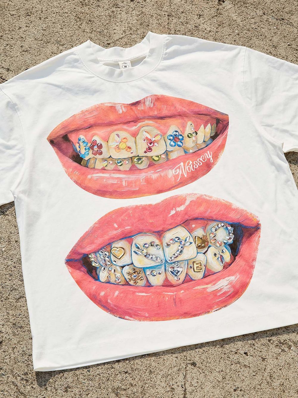 Iced Out Çizim Grillz Unisex Tişört