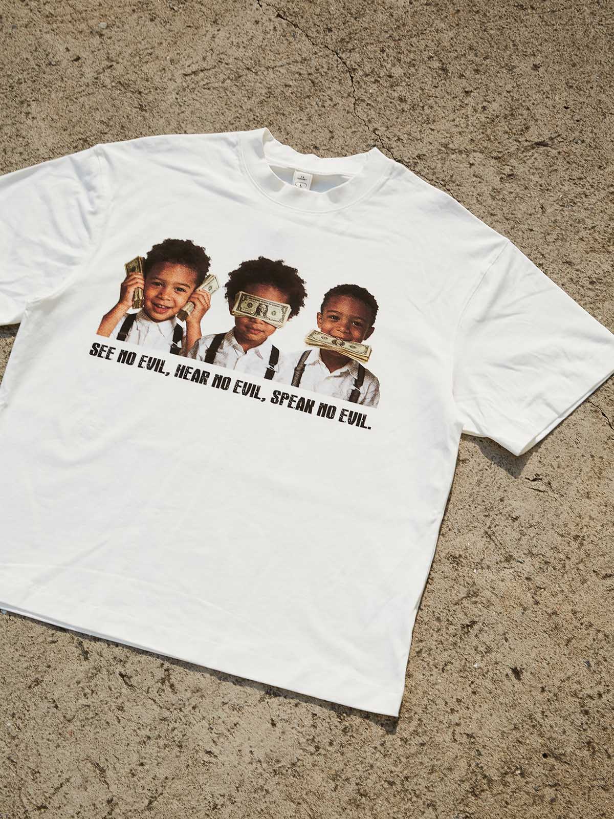 See no evil, hear no evil, speak no evil Unisex Tişört