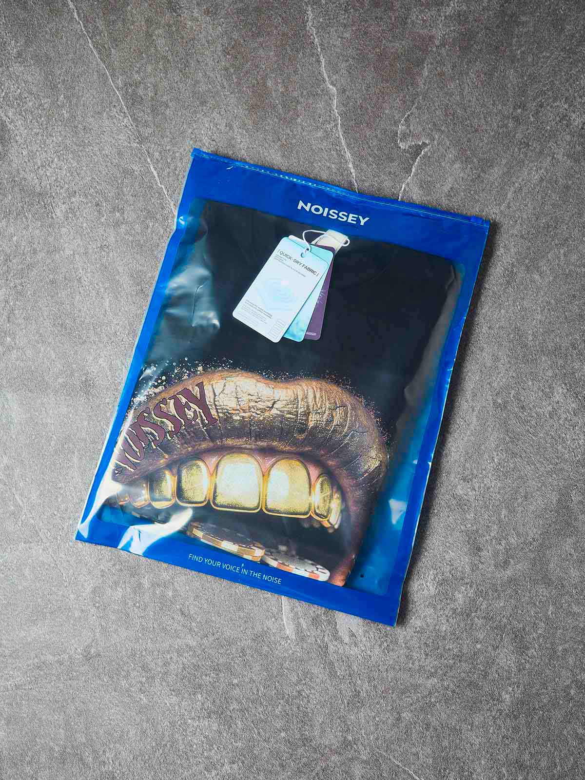 Altın Poker Grillz Siyah Unisex Tişört
