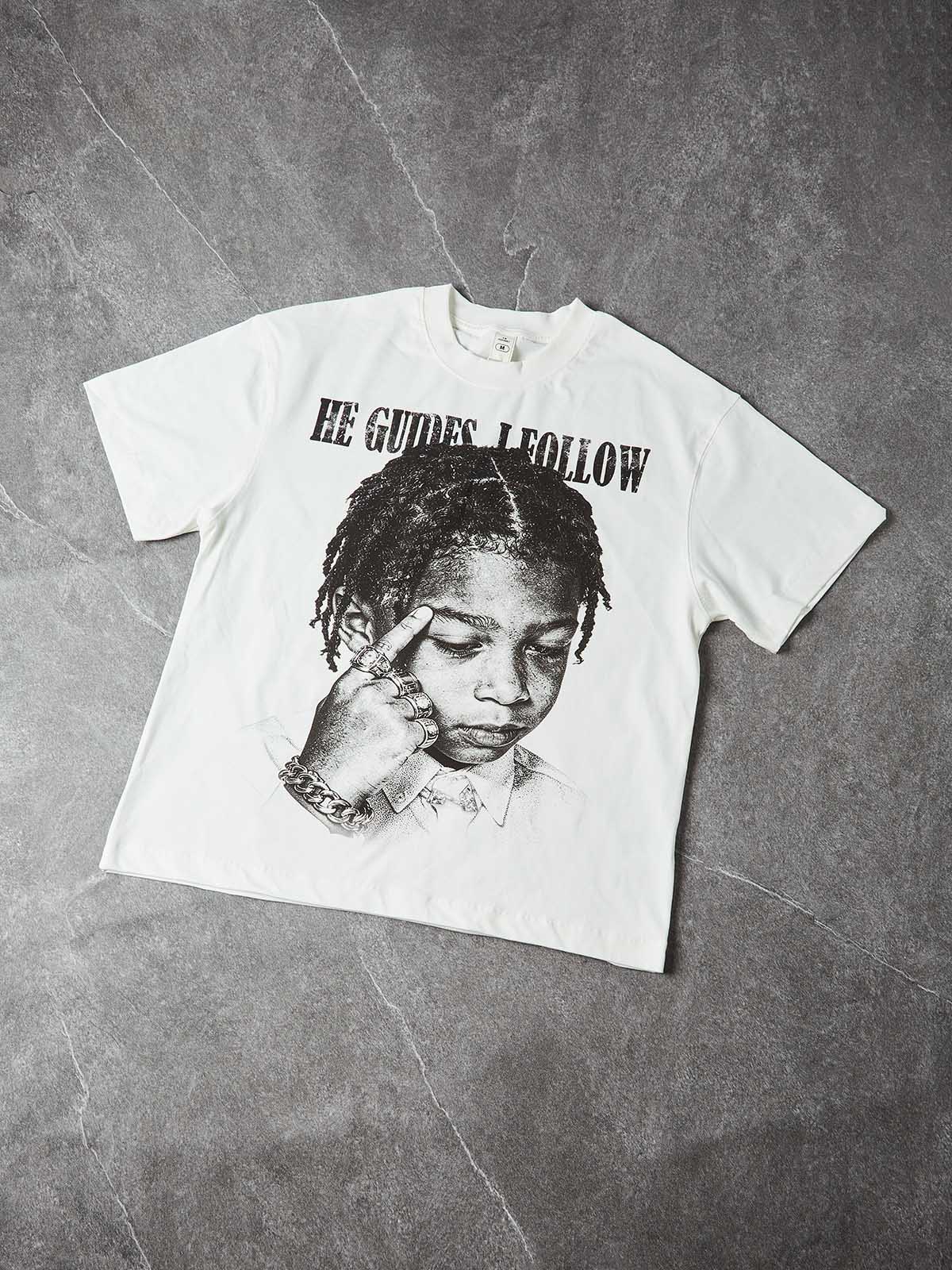 HE GUIDES I FOLLOW Unisex Tişört