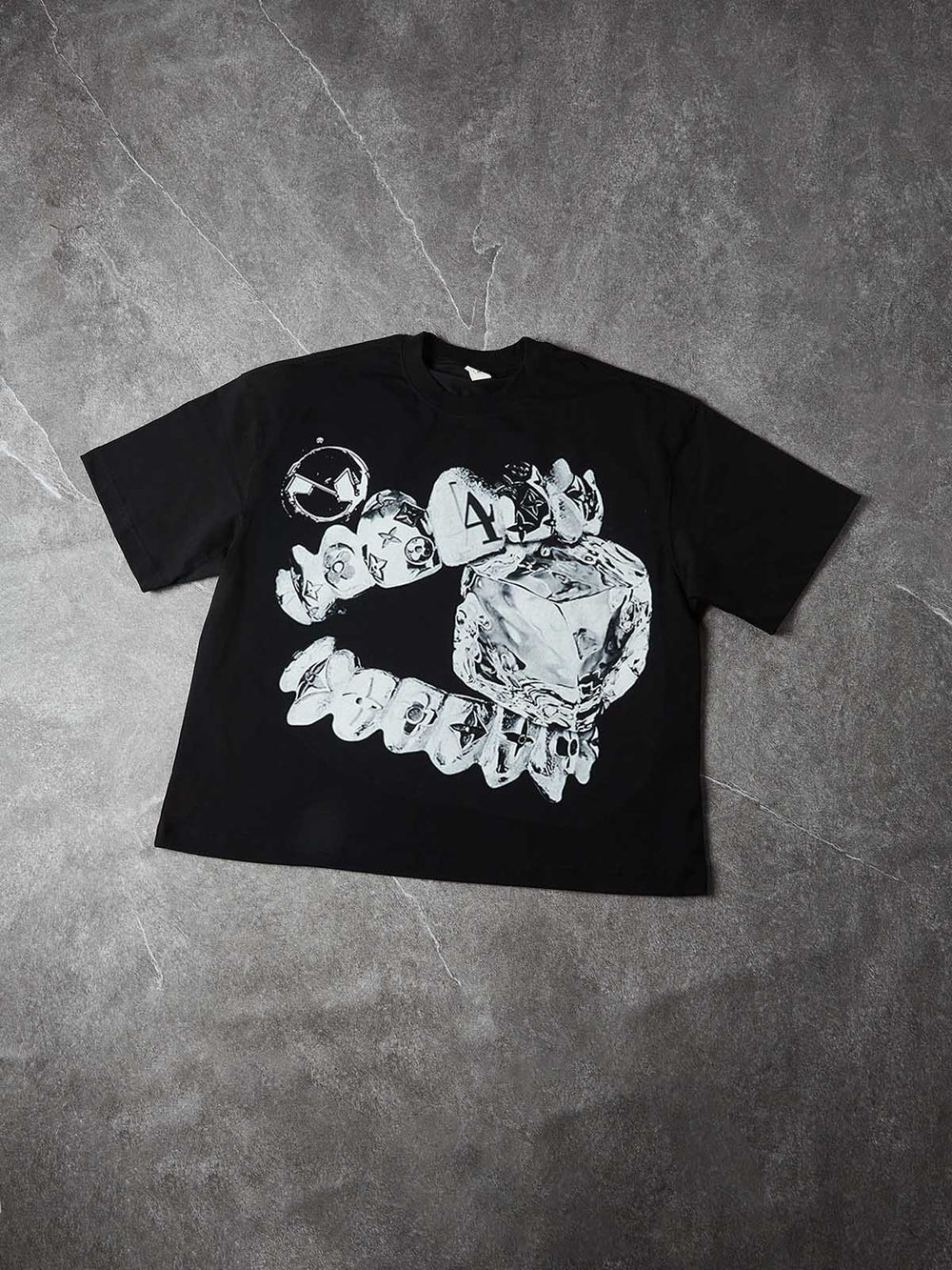 Liquid Chrome Siyah Unisex Tişört