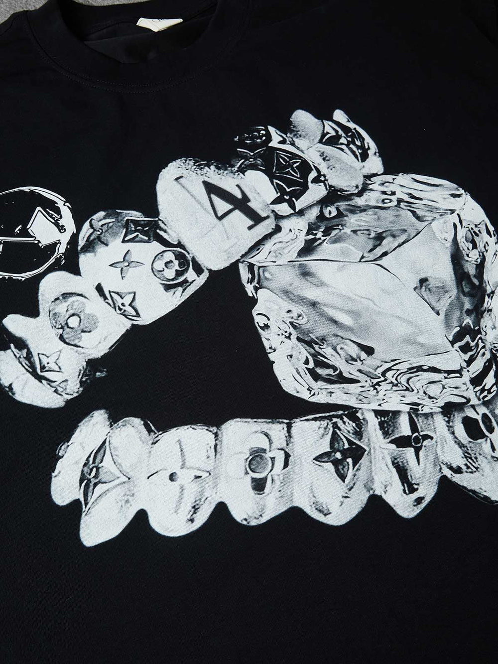Liquid Chrome Siyah Unisex Tişört
