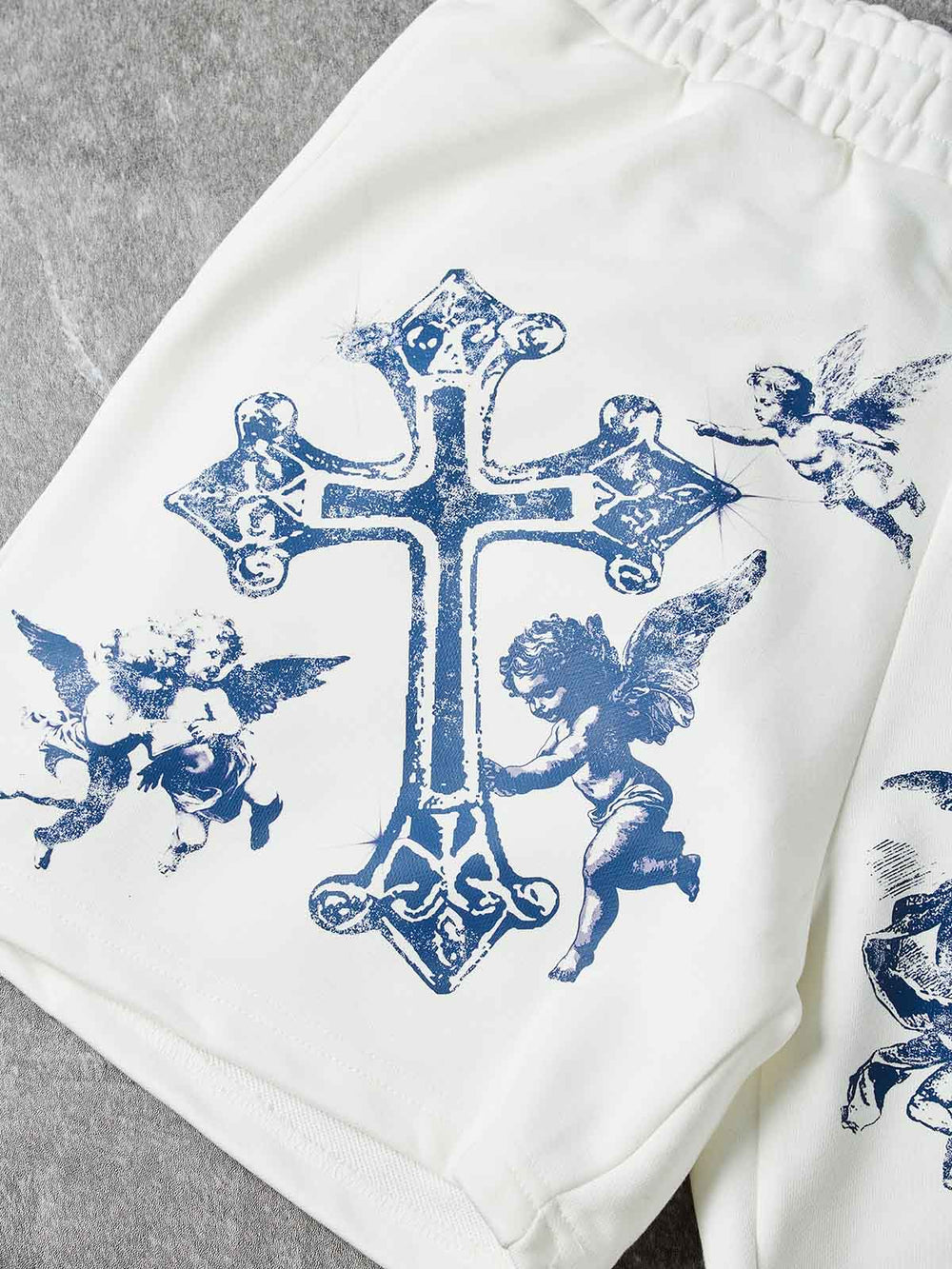 Blue Angel Beyaz Unisex Şort