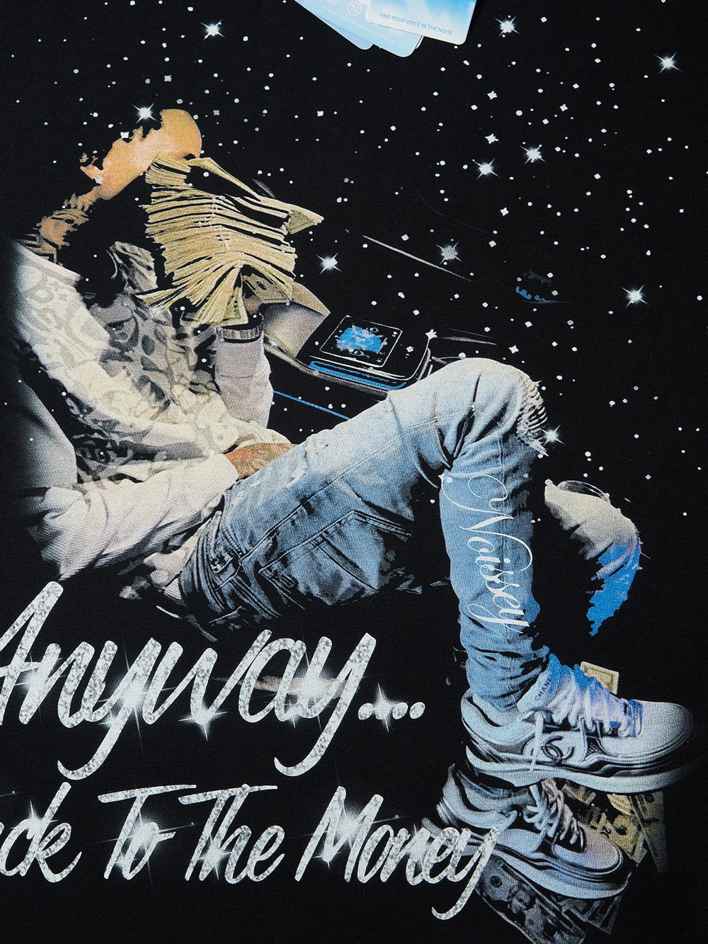 Starry Reverie Siyah Unisex Tişört