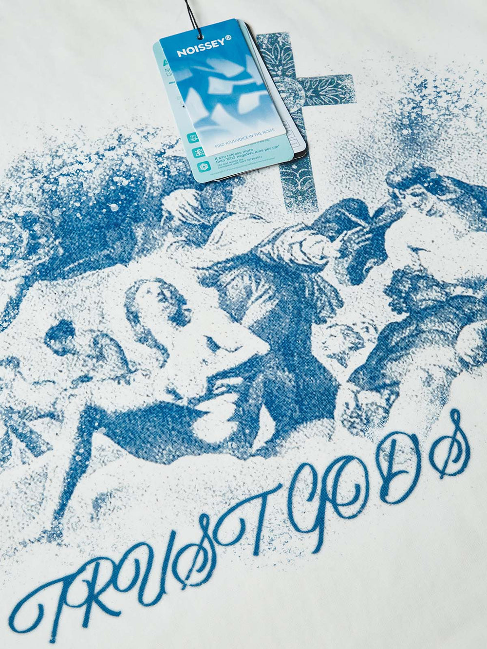 Trust God's Plan Mavi Unisex Uzun Kollu Tişört