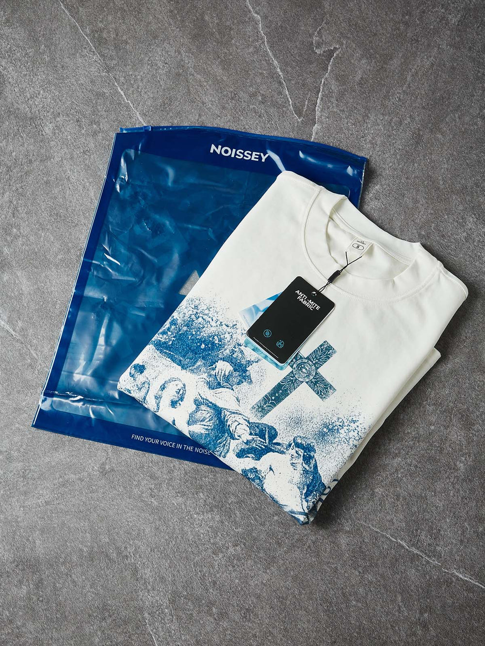 Trust God's Plan Mavi Unisex Uzun Kollu Tişört