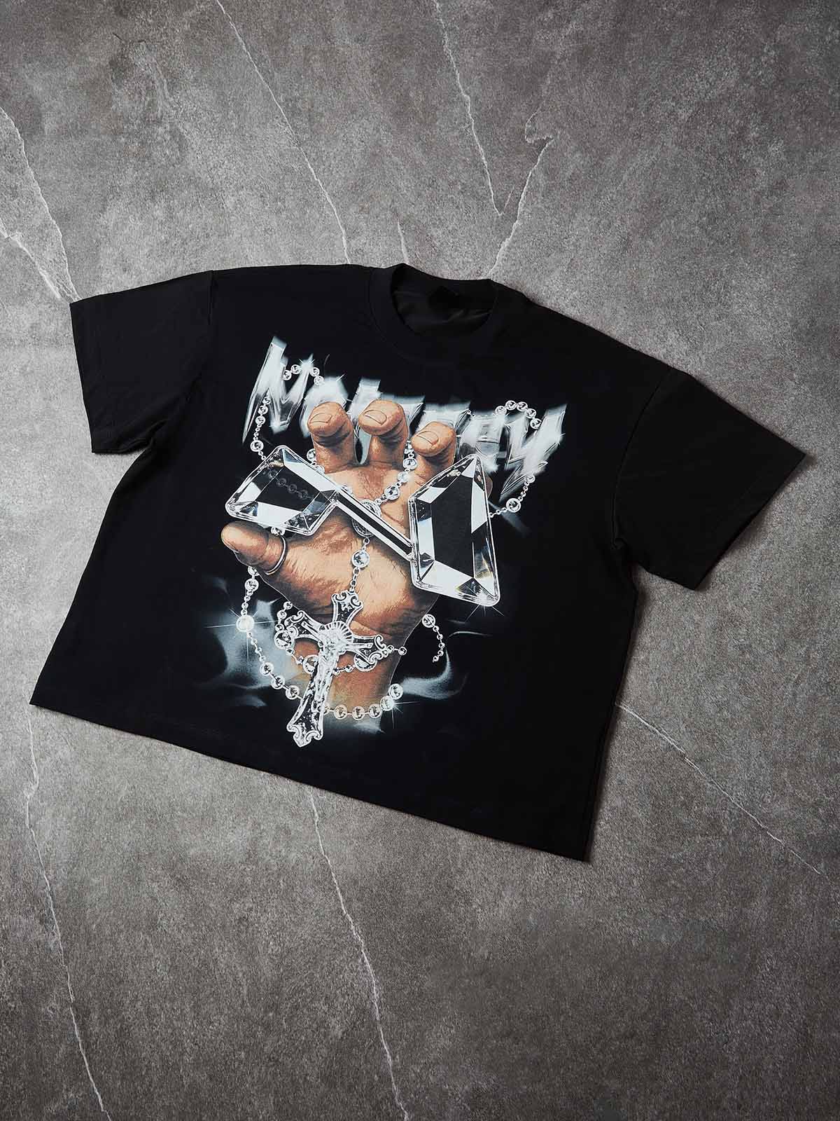 Holy Drip Siyah Unisex Tişört