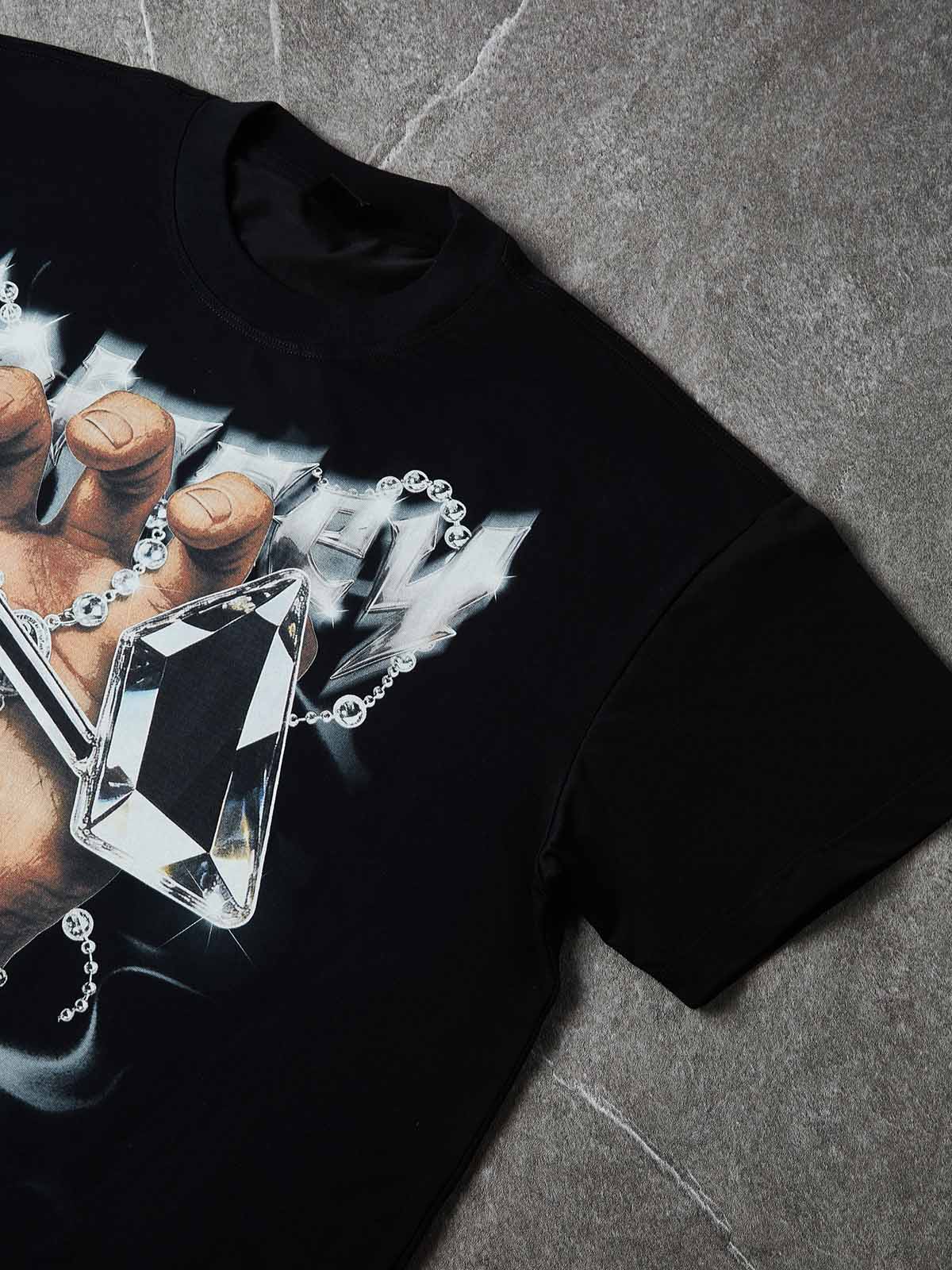 Holy Drip Siyah Unisex Tişört