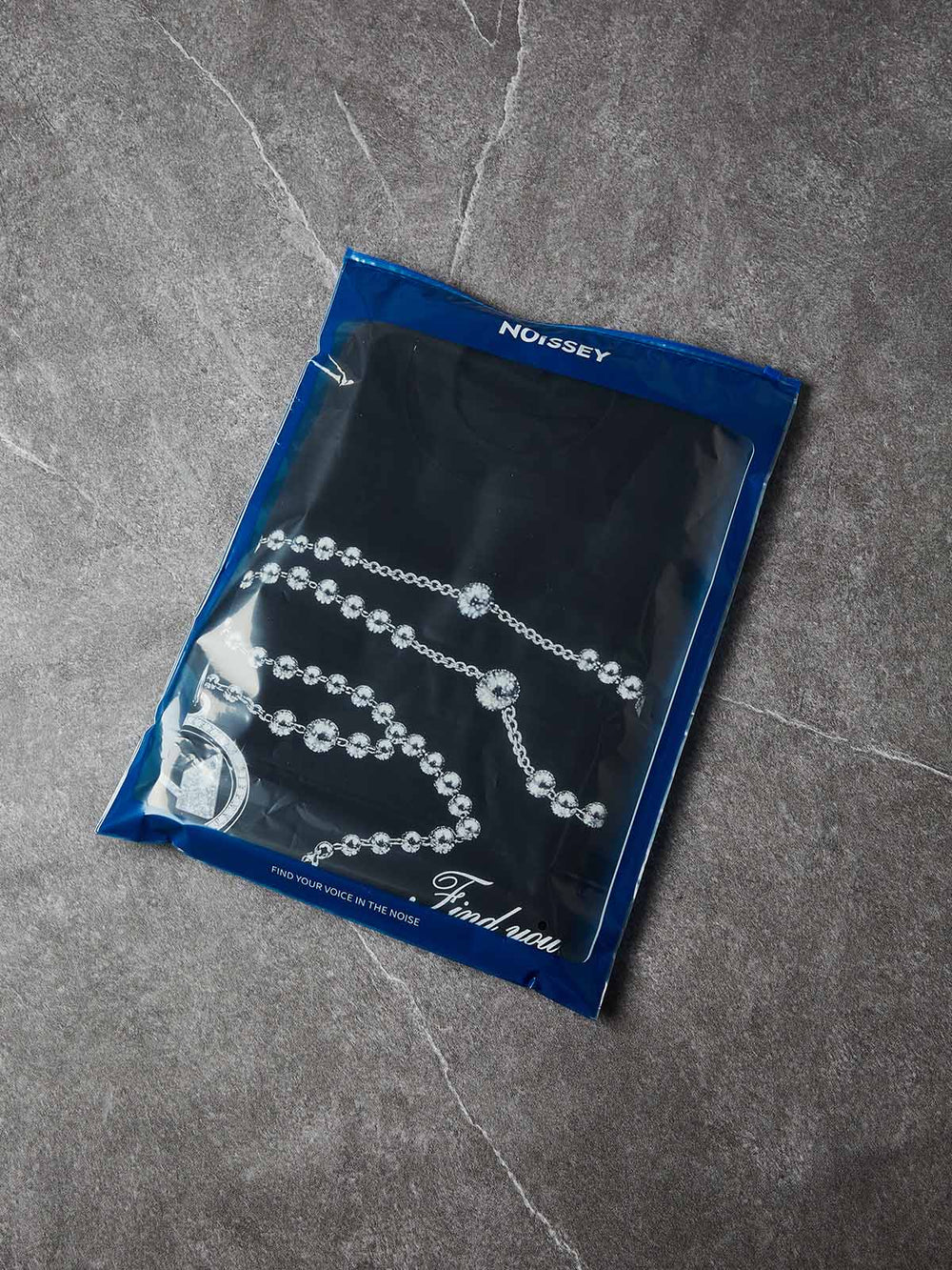 Diamond Chain Archive Siyah Unisex Tişört