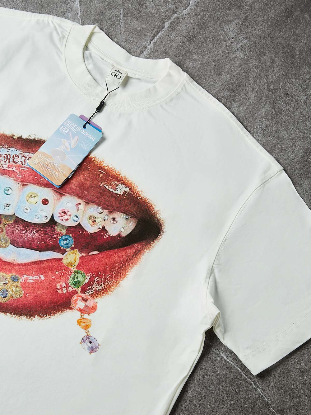 Pırlanta Haç Grillz" nletici Unisex Tişört