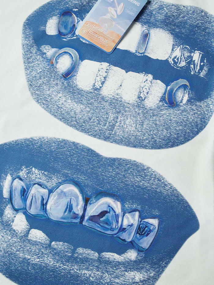 Double Grillz Beyaz Unisex Tişört