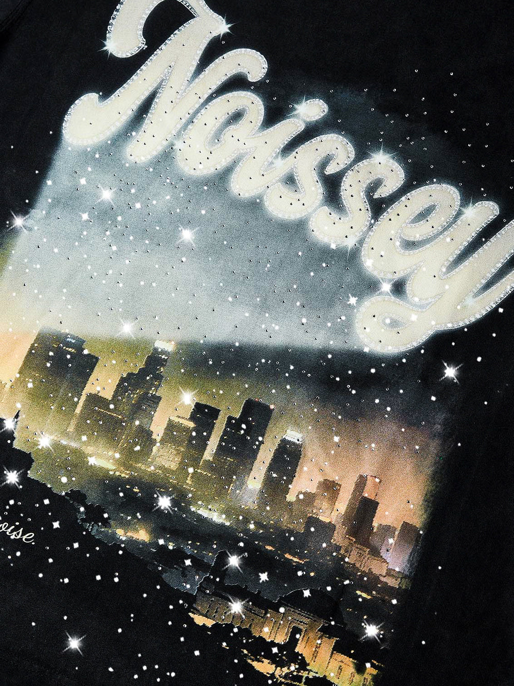 City Lights Siyah Unisex Tişört