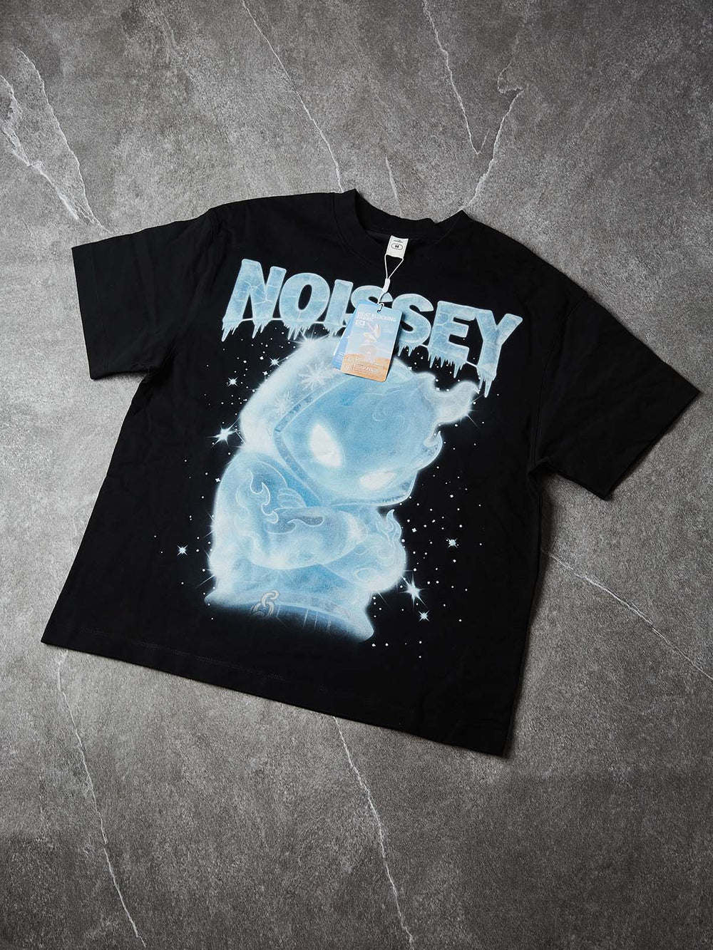 Ice Fire Sprite Oniks Siyah Unisex Tişört
