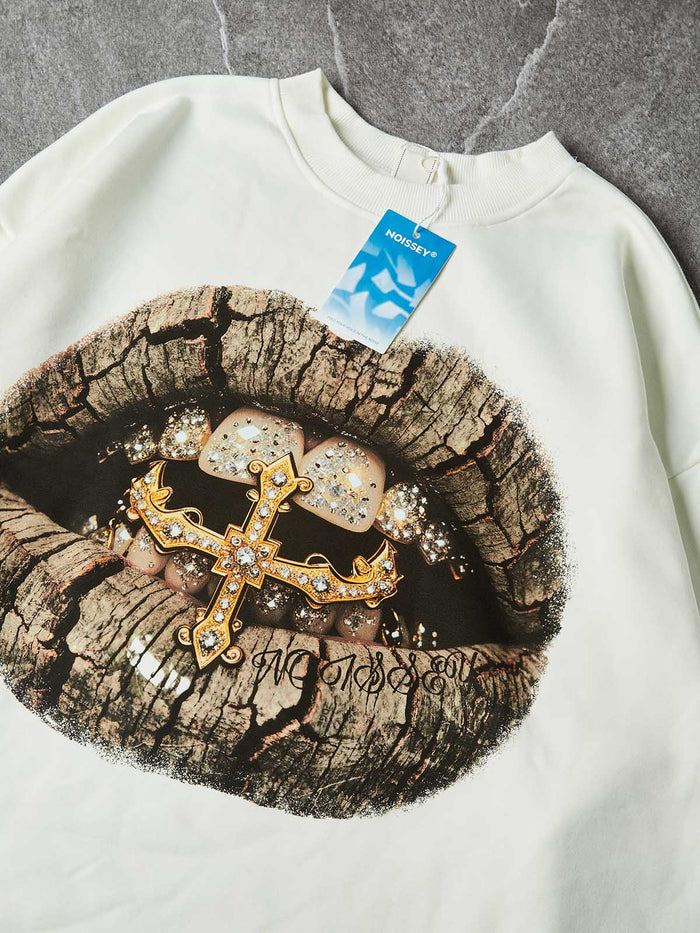 Golden Cross Unisex Uzun Kollu Tişört