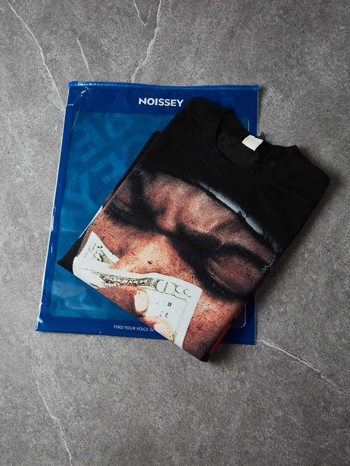 No Money No Happy Oniks Siyah Unisex Tişört
