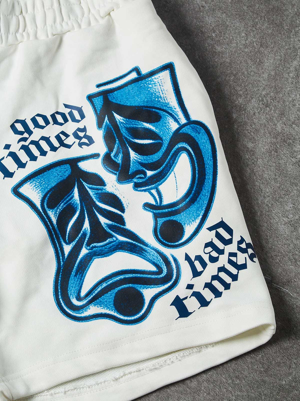 Good Times Bad Times Beyaz Unisex Şort