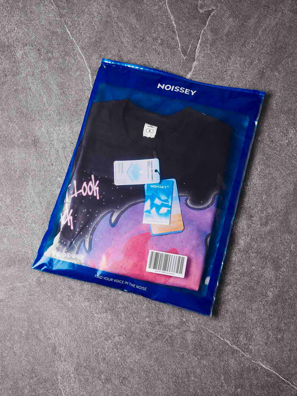 Don't Look Back Oniks Siyah Unisex Tişört