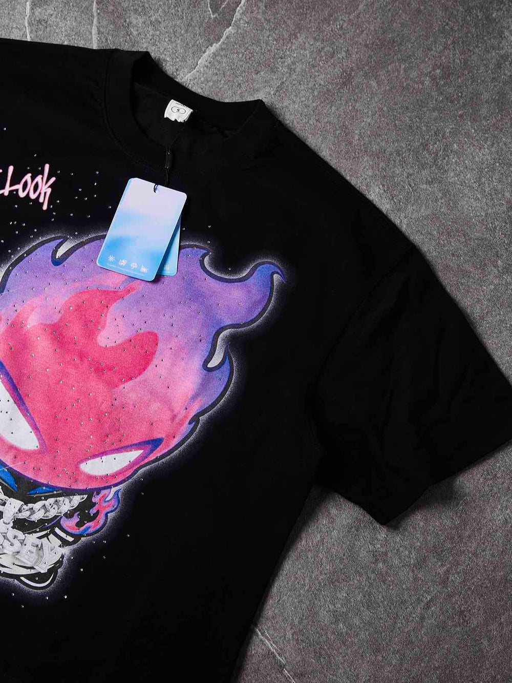 Don't Look Back Oniks Siyah Unisex Tişört