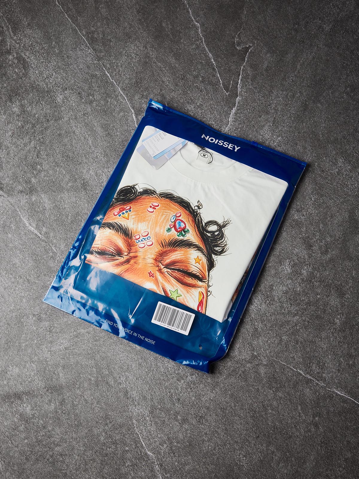 Y2K Colorful Smiley Beyaz Unisex Tişört