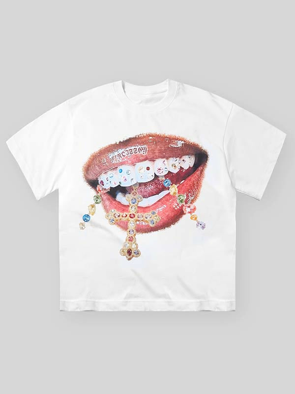 Pırlanta Diş Haç Unisex Tişört