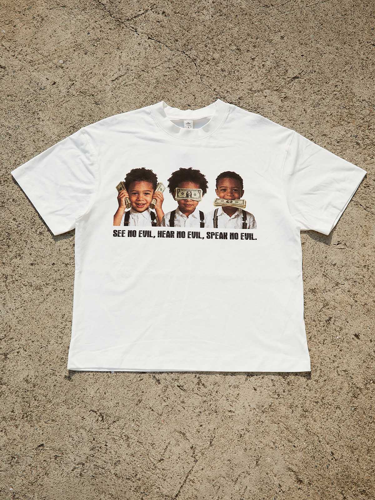 See no evil, hear no evil, speak no evil Unisex Tişört