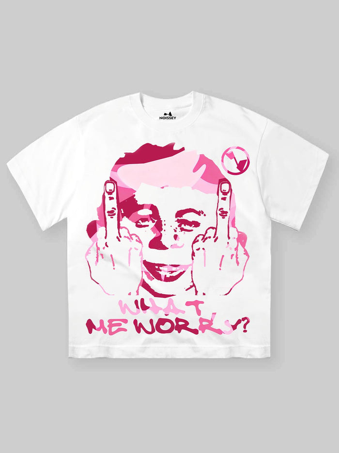 What Me Worry Kamuflaj Unisex Tişört