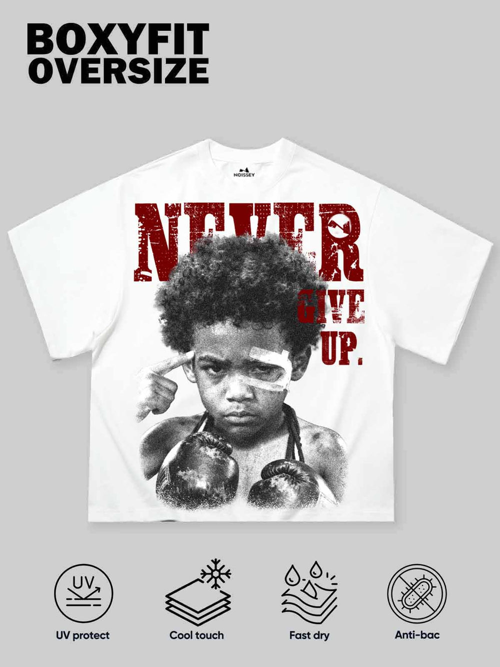 Never Give Up Unisex Tişört