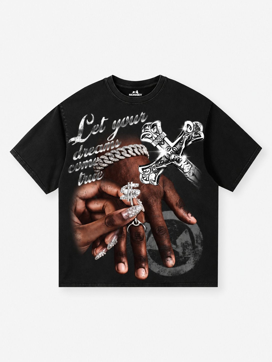 True Dreams Siyah Unisex Tişört