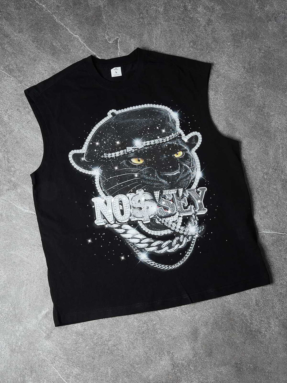 Black Panther Bere Siyah Unisex Atlet