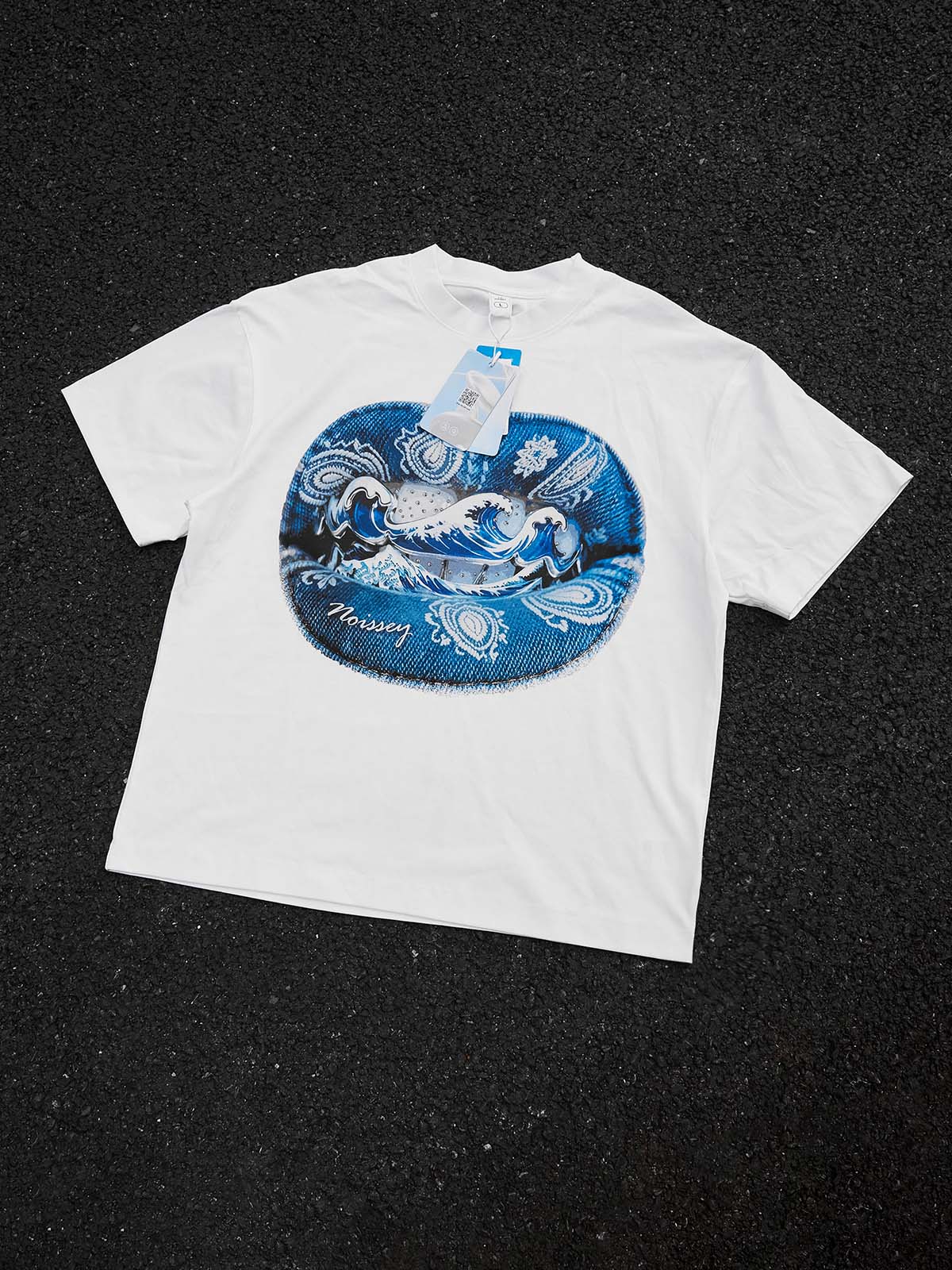 Denim Ukiyo-e Grillz Unisex Tişört