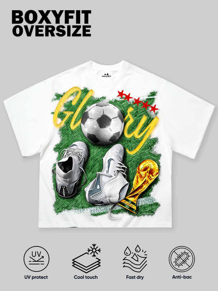 Football Glory Beyaz Unisex Tişört
