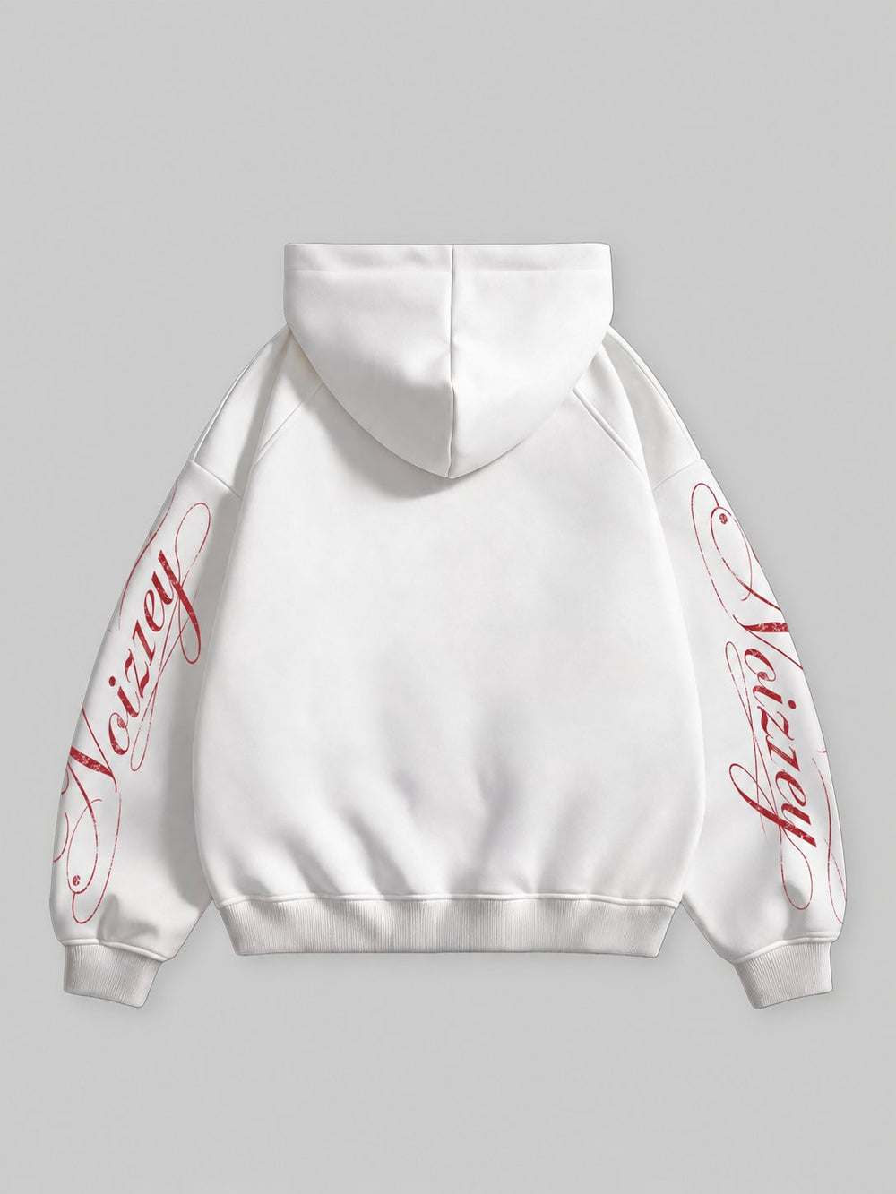 Red Pilgrimage Cross Beyaz Unisex Fermuarlı Sweatshirt