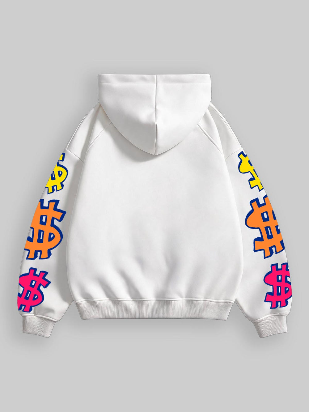 Money On My Mind Siyah Unisex Fermuarlı Sweatshirt