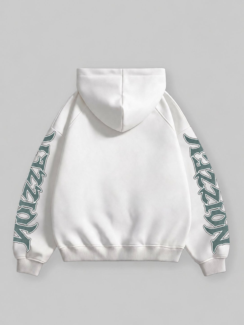 Liberty Beyaz Unisex Fermuarlı Sweatshirt