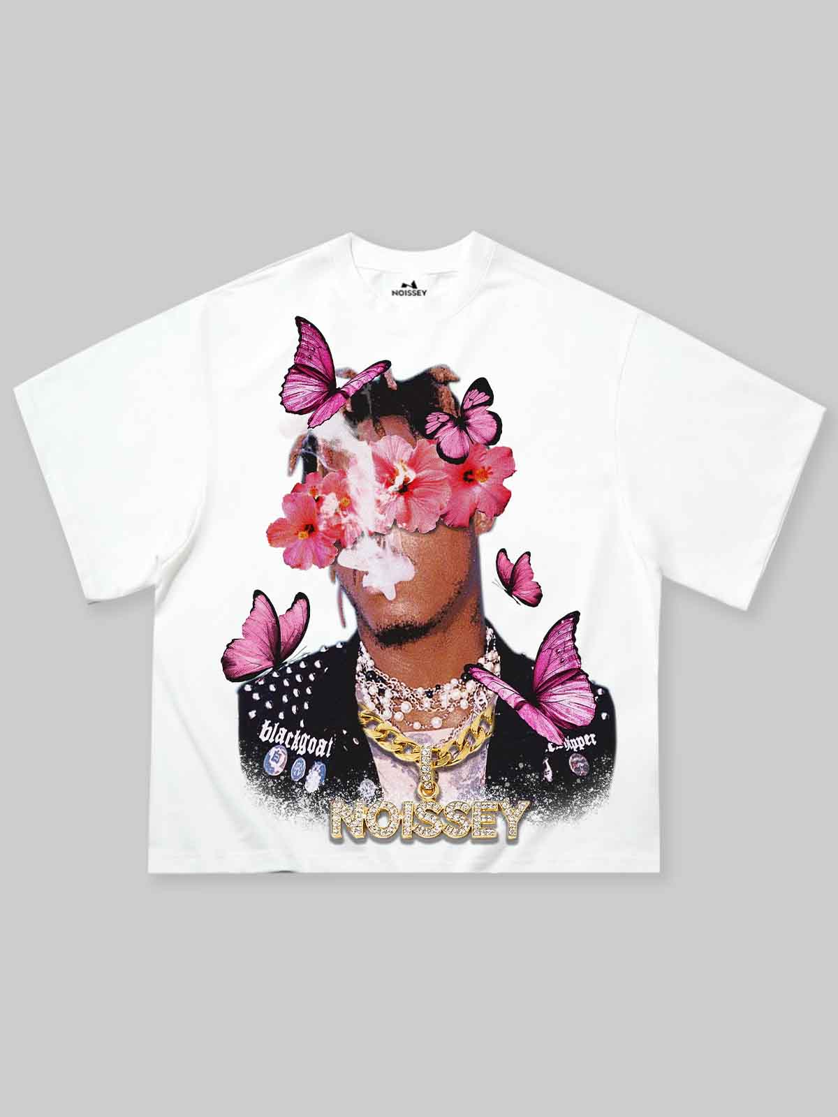 Çiçekli Kelebek Çocuk Unisex Tişört