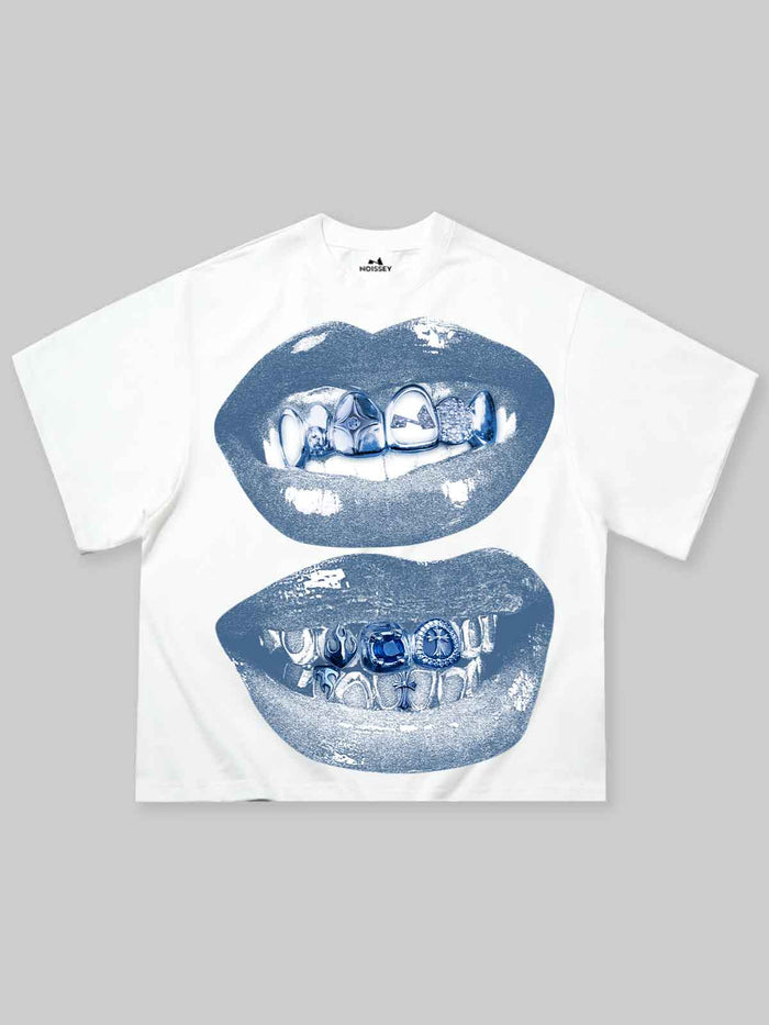 Mavi Vintage Grillz Unisex Tişört